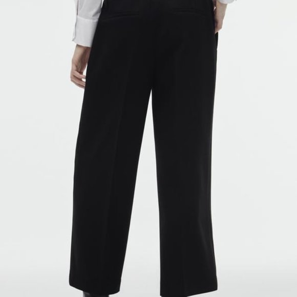 Cropped Culotes Zara Wide Leg Pants Size XS - Picture 3 of 10